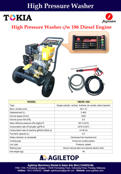 High Pressure Washer - Fujisan FJ18D35-10A