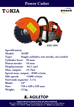 Power Cutter - Esaco EHS 350C