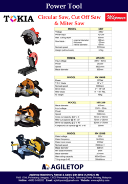 Power Tool - MK Power MK7, MK4514, MK1040B, MK1209, MK1210B