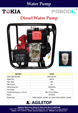 Water Pump - Pabool DH30