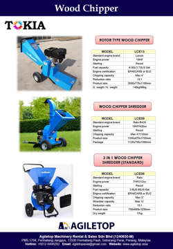 Wood Chipper - LCE13, LCE09 & LCE06