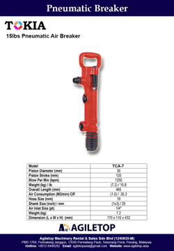 Pneumatic Breaker - TCA-7