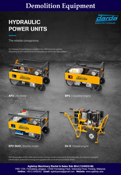 Demolition Equipment - Darda Hydraulic Power Units