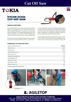 Hydraulic Cut Off Saw - Hycon HCS14